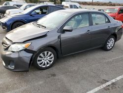 Salvage cars for sale at Rancho Cucamonga, CA auction: 2013 Toyota Corolla Base