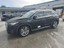 Salvage cars for sale at Fort Pierce, FL auction: 2021 Infiniti QX50 Essential