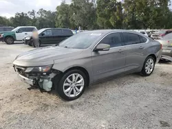 Chevrolet salvage cars for sale: 2017 Chevrolet Impala LT