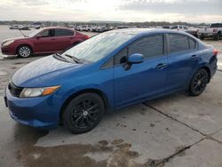 Salvage cars for sale at Grand Prairie, TX auction: 2012 Honda Civic LX