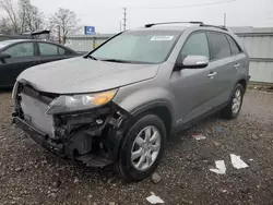 Salvage cars for sale from Copart Chicago Heights, IL: 2012 KIA Sorento Base