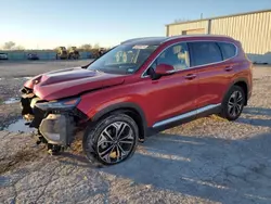 Salvage cars for sale at Kansas City, KS auction: 2020 Hyundai Santa FE SEL