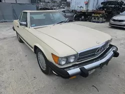 Salvage cars for sale at Austell, GA auction: 1987 Mercedes-Benz 560 SL