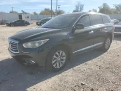 Salvage cars for sale at Oklahoma City, OK auction: 2014 Infiniti QX60