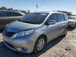 Salvage cars for sale at auction: 2012 Toyota Sienna XLE