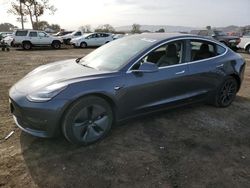 Salvage cars for sale at San Martin, CA auction: 2018 Tesla Model 3