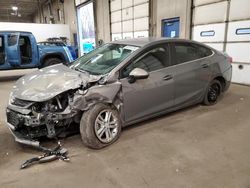 Salvage cars for sale from Copart Blaine, MN: 2017 Chevrolet Cruze LT