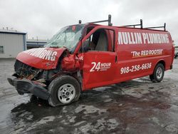 Salvage trucks for sale at Tulsa, OK auction: 2013 GMC Savana G3500