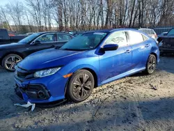 Salvage cars for sale at Candia, NH auction: 2019 Honda Civic EX