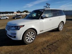 Land Rover salvage cars for sale: 2015 Land Rover Range Rover HSE