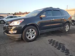 Chevrolet salvage cars for sale: 2012 Chevrolet Traverse LT