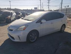 Salvage cars for sale at Sun Valley, CA auction: 2012 Toyota Prius V