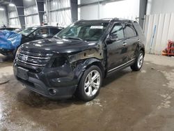 Salvage cars for sale at Ham Lake, MN auction: 2015 Ford Explorer Limited