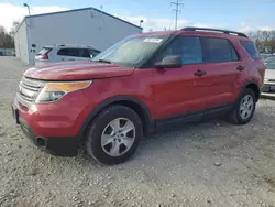 Salvage cars for sale at Columbus, OH auction: 2012 Ford Explorer