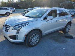 Salvage cars for sale at Savannah, GA auction: 2017 Cadillac XT5 Luxury