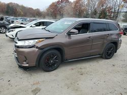 Carros salvage a la venta en subasta: 2017 Toyota Highlander SE