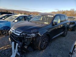 Salvage cars for sale at Duryea, PA auction: 2017 Mitsubishi Outlander GT