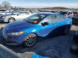 Salvage cars for sale at Mcfarland, WI auction: 2017 Ford Fusion SE