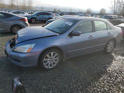 Honda salvage cars for sale: 2007 Honda Accord EX