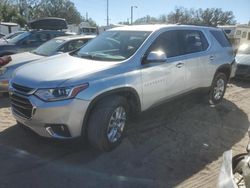 Salvage cars for sale at Riverview, FL auction: 2019 Chevrolet Traverse LT