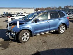 Salvage cars for sale at Pennsburg, PA auction: 2016 Subaru Forester 2.5I Premium