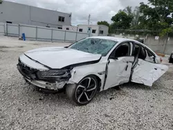 Salvage cars for sale at Opa Locka, FL auction: 2022 Honda Accord Sport SE