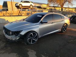 Honda salvage cars for sale: 2019 Honda Accord Sport