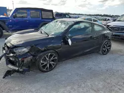 Salvage cars for sale at Arcadia, FL auction: 2019 Honda Civic SI