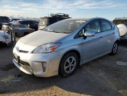 Salvage cars for sale at Tucson, AZ auction: 2015 Toyota Prius