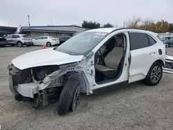 Salvage cars for sale at Sacramento, CA auction: 2021 Ford Escape SEL