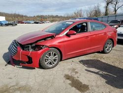 Salvage cars for sale at West Mifflin, PA auction: 2017 Hyundai Elantra SE