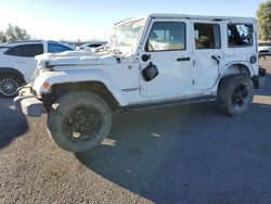 Jeep Wrangler salvage cars for sale: 2015 Jeep Wrangler Unlimited Sahara