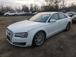 Audi salvage cars for sale: 2014 Audi A8 Quattro