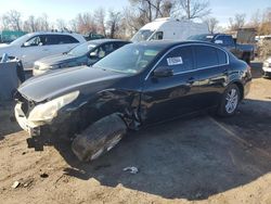 Salvage cars for sale at Baltimore, MD auction: 2012 Infiniti G37