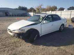 Salvage cars for sale at Sacramento, CA auction: 2000 Honda Accord EX