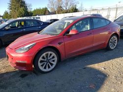 Tesla Model 3 salvage cars for sale: 2022 Tesla Model 3