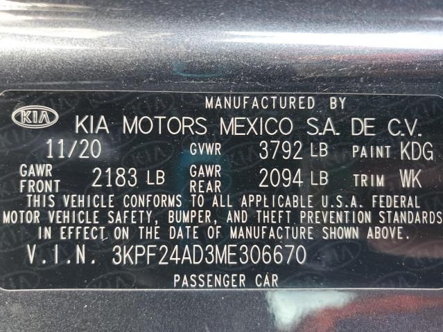 2021 KIA Forte FE