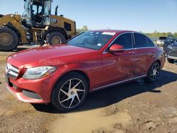 Salvage cars for sale at Houston, TX auction: 2018 Mercedes-Benz C 300 4matic