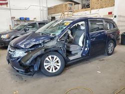 Salvage cars for sale at Ham Lake, MN auction: 2015 Honda Odyssey EXL