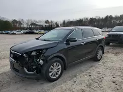 Salvage cars for sale at Charles City, VA auction: 2016 KIA Sorento LX