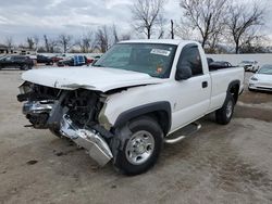 Salvage trucks for sale at Bridgeton, MO auction: 2007 Chevrolet Silverado C2500 Heavy Duty