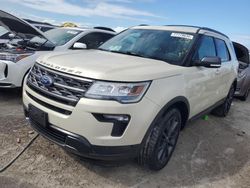 Ford Explorer xlt salvage cars for sale: 2018 Ford Explorer XLT