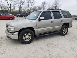 Salvage cars for sale from Copart Cicero, IN: 2001 Chevrolet Tahoe K1500