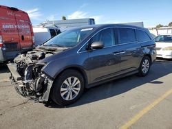 Salvage cars for sale at Hayward, CA auction: 2016 Honda Odyssey EX