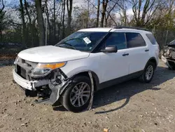 Salvage cars for sale at Cicero, IN auction: 2015 Ford Explorer