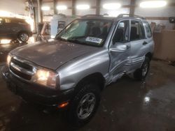 Chevrolet Tracker salvage cars for sale: 2001 Chevrolet Tracker LT