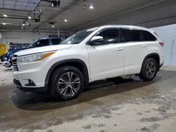 Toyota Vehiculos salvage en venta: 2016 Toyota Highlander XLE