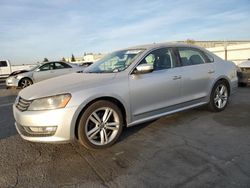 Salvage cars for sale at Bakersfield, CA auction: 2014 Volkswagen Passat SEL