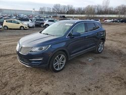 Vehiculos salvage en venta de Copart Davison, MI: 2017 Lincoln MKC Reserve