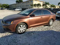 Volkswagen salvage cars for sale: 2017 Volkswagen Jetta S